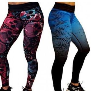 Constantly Varied Gear (CVG) Reversible Workout Pants Tights Size Medium